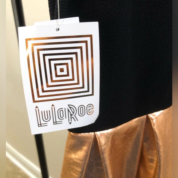 LuLaRoe Noir NWT Amelia dress - Picture 2 of 5